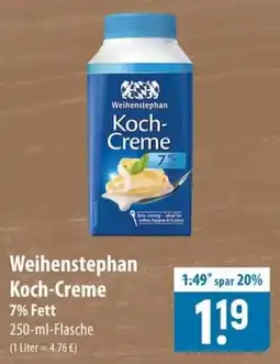 Famila Nord Ost Weihenstephan Koch-Creme Angebot