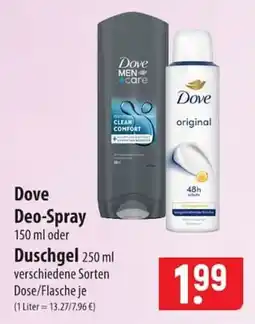 Famila Nord Ost Dove Deo-Spray Duschgel Angebot