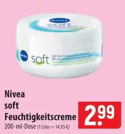 Famila Nord Ost Nivea soft Feuchtigkeitscreme Angebot