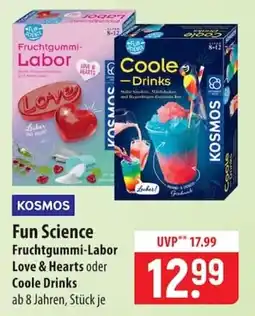 Famila Nord Ost Fun Science Fruchtgummi-Labor Love & Hearts oder Coole Drinks Angebot