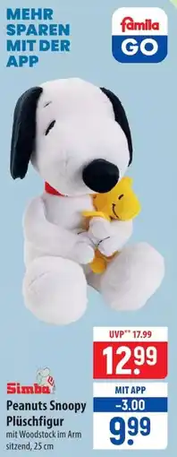 Famila Nord Ost Simba Peanuts Snoopy Plüschfigur Angebot