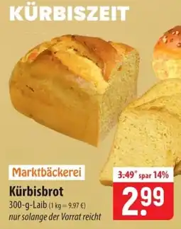 Famila Nord Ost Marktbäckerei Kürbisbrot Angebot