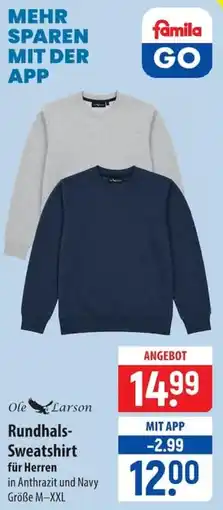 Famila Nord Ost Ole Larson Rundhals-Sweatshirt für Herren Angebot