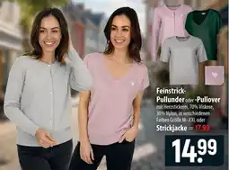 Famila Nord Ost Feinstrick-Pullunder oder Pullover Angebot