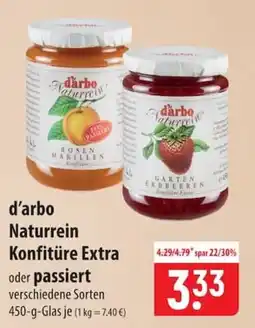 Famila Nord Ost d'arbo Naturrein Konfitüre Extra Angebot