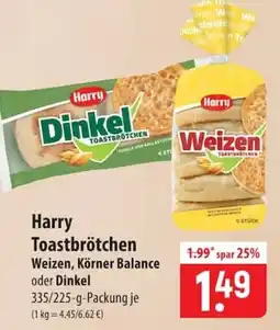 Famila Nord Ost Harry Toastbrötchen Angebot