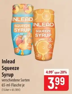 Famila Nord Ost Inlead Squeeze Syrup Angebot