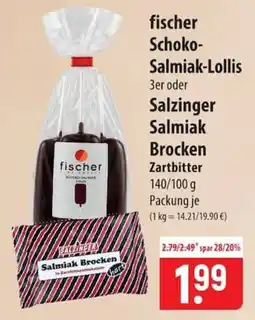 Famila Nord Ost fischer Schoko-Salmiak-Lollis Angebot