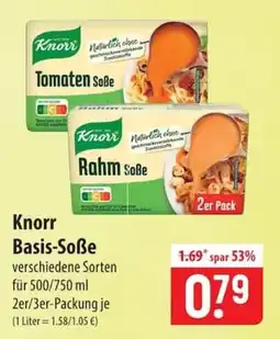 Famila Nord Ost Knorr Basis-Soße Angebot