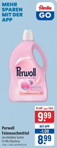 Famila Nord Ost Perwoll Feinwaschmittel Angebot