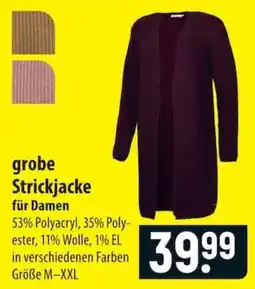 Famila Nord Ost grobe Strickjacke für Damen Angebot