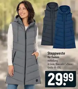 Famila Nord Ost Steppweste für Damen Angebot