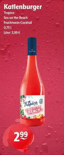 Getränke Hoffmann Katlenburger Tropica Sex on the Beach Fruchtw Wein-Cocktail Angebot