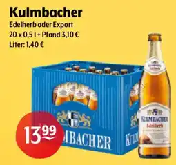 Getränke Hoffmann Kulmbacher Edelherb Angebot