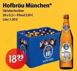 Getränke Hoffmann Hofbräu München* Oktoberfestbier Angebot