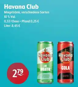Getränke Hoffmann Havana Club Mixgetränk Angebot