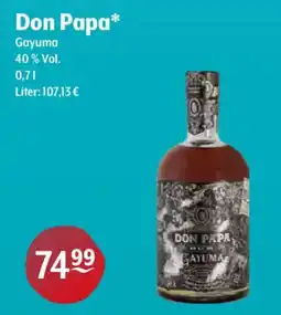 Getränke Hoffmann Don Papa Gayuma Angebot