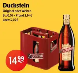 Getränke Hoffmann Duckstein Original oder Weizen Angebot