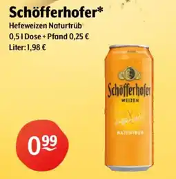 Getränke Hoffmann Schöfferhofer Hefeweizen Naturtrüb Angebot