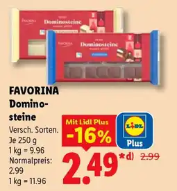 Lidl Favorina Domino-Steine Angebot