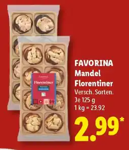 Lidl FAVORINA Mandel Florentiner Angebot
