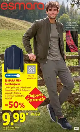 Lidl ESMARA MEN Bomberjacke Angebot