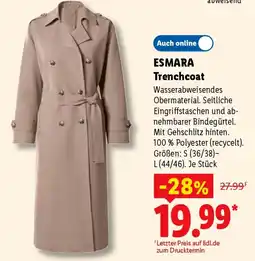 Lidl ESMARA Trenchcoat Angebot