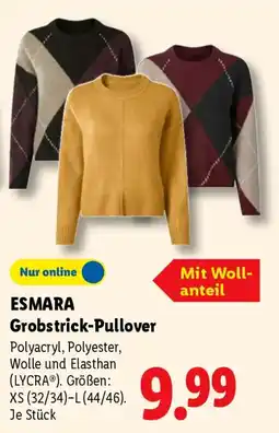 Lidl ESMARA Grobstrick-Pullover Angebot