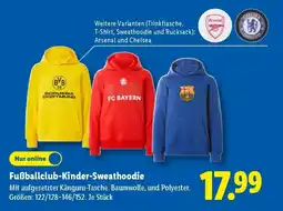 Lidl Fußballclub-Kinder-Sweathoodie Angebot