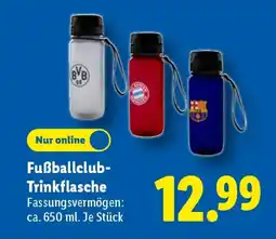 Lidl Fußballclub-Trinkflasche Angebot