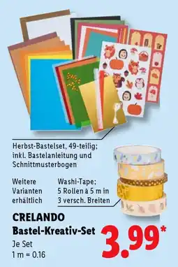 Lidl CRELANDO Bastel-Kreativ-Set Angebot