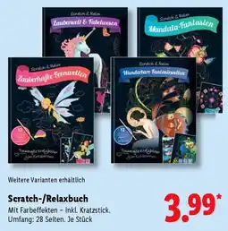 Lidl Scratch-/Relaxbuch Angebot