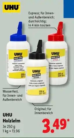 Lidl UHU Holzleim Angebot