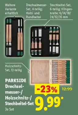 Lidl PARKSIDE Drechselmesser-/Holzschmitz-/Stechbeil-Set Angebot