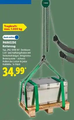 Lidl PARKSIDE Kettenzug Angebot