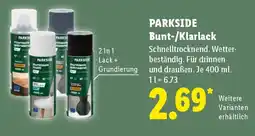 Lidl PARKSIDE Bunt-/Klarlack Angebot