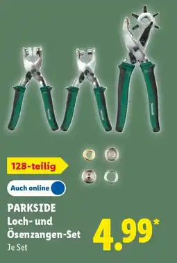 Lidl PARKSIDE Loch- und Ösenzangen-Set Angebot