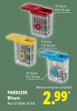 Lidl PARKSIDE Bitsatz Angebot