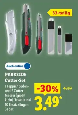 Lidl PARKSIDE Cutter-Set Angebot