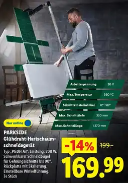 Lidl PARKSIDE Glühdraht-Hartschaumschneidegerät Angebot