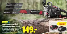 Lidl PARKSIDE PERFORMANCE Benzin-Kettensäge mit E-Start Angebot