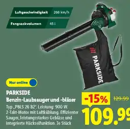 Lidl PARKSIDE Benzin-Laubsauger und -bläser Angebot