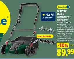 Lidl PARKSIDE Elektro-Vertikutierer/Rasenlüfter Angebot