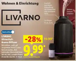 Lidl LIVARNO Ultraschall-Aroma-Diffuser Angebot