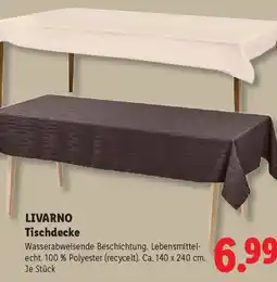 Lidl LIVARNO Tischdecke Angebot