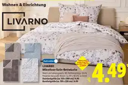 Lidl LIVARNO Mikrofaser-Satin-Bettwäsche Angebot
