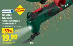 Lidl PARKSIDE Akku-Multifunktionswerkzeug-Starter-Set 12 V Angebot