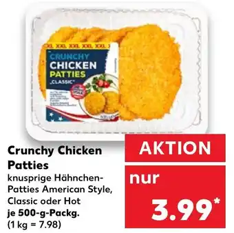 Kaufland Crunchy Chicken Patties 500g Angebot