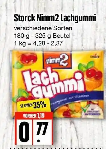 Edeka Frischemarkt Storck Nimm2 Lachgummi Angebot