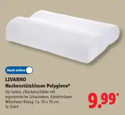 Lidl LIVARNO Nackenstützkissen Polygiene Angebot